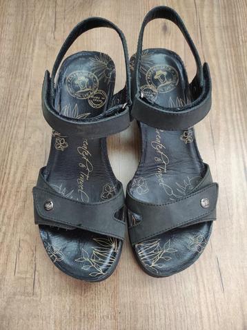 Panama Jack zwarte sandalen met sleehak maat 36 beschikbaar voor biedingen
