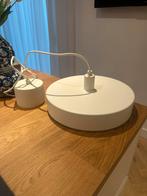 IKEA NYMÅNE LED Hanglamp - Wit, Draadloos Dimbaar, Ophalen of Verzenden, Zo goed als nieuw, Metaal, Minder dan 50 cm