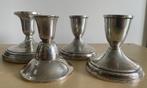 4x zilveren kandelaar zilver sterling zwaardje, Verzenden, Zilver