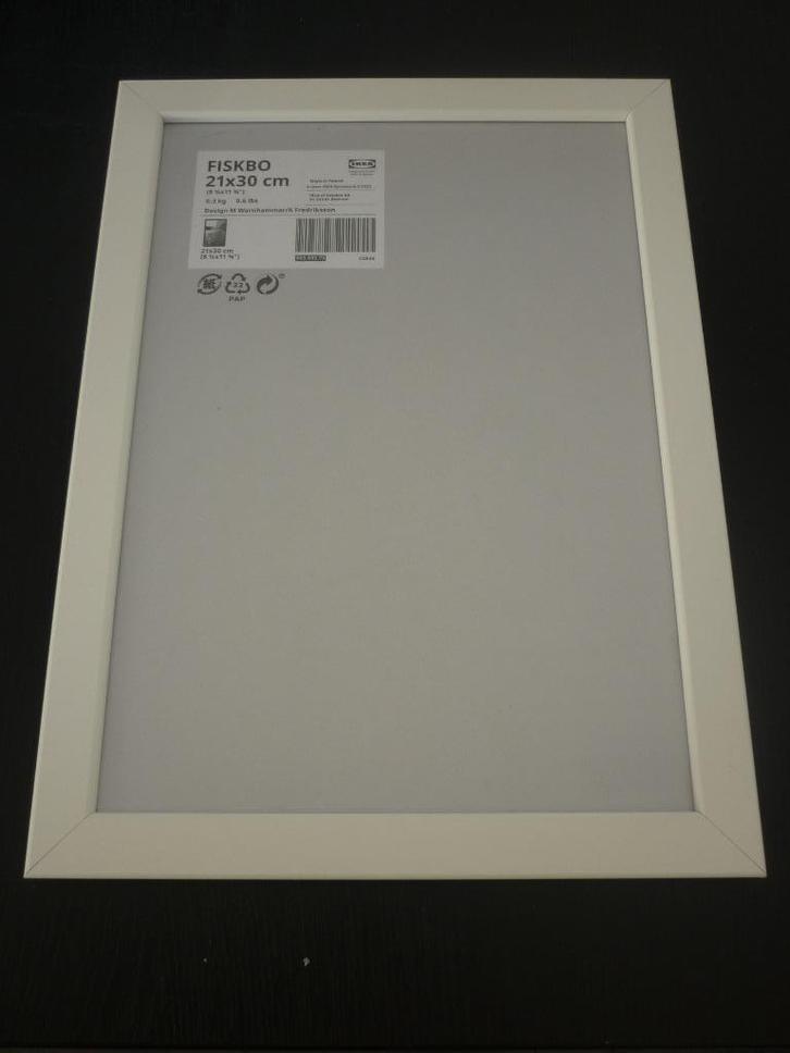 Fotolijst wit / Fiskbo lijst / Ikea lijstje / fotoframe A4, Audio, Tv en Foto, Fotografie | Fotolijsten, Zo goed als nieuw, Ophalen of Verzenden