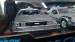 De Lorean DMC Back To the Future set 3x 1:24 Welly Pol, Verzenden, Zo goed als nieuw, Welly