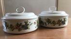 2x Marjolein Bastin bosvruchten schaal + deksel dekschaal, Huis en Inrichting, Keuken | Servies, Nieuw, Ophalen of Verzenden, Schaal of Schalen