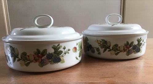 2x Marjolein Bastin bosvruchten schaal + deksel dekschaal, Huis en Inrichting, Keuken | Servies, Nieuw, Schaal of Schalen, Wedgwood