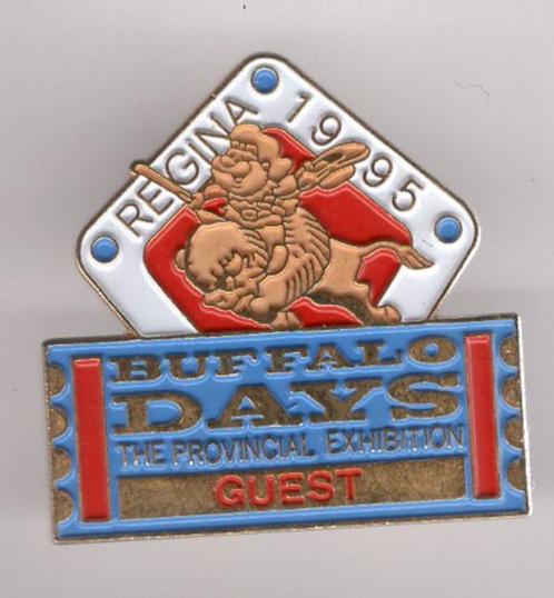 Regina 1995 Buffalo days Guest koper PIN ( BLAD6_658 ), Verzamelen, Speldjes, Pins en Buttons, Nieuw, Speldje of Pin, Merk, Verzenden