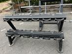 Dumbell rek voor 6 paar dumbells, Ophalen, Dumbbell, Gebruikt, Dumbell rek