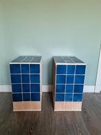 Betegelde nachtkastjes, Ophalen of Verzenden, Hout