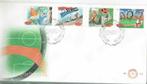 Nederland E352 Sport Atletiek voetbal wielrennen, Postzegels en Munten, Postzegels | Eerstedagenveloppen, Nederland, Onbeschreven