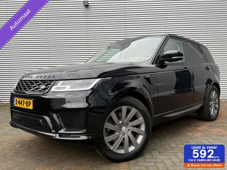 Land Rover Range Rover Sport 2.0 P400e HSEm Dynami Led CarPl, Auto's, Land Rover, Bedrijf, Te koop, 4x4, ABS, Achteruitrijcamera