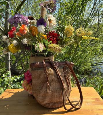 Tas - vintage - gekocht in Ghana  beschikbaar voor biedingen