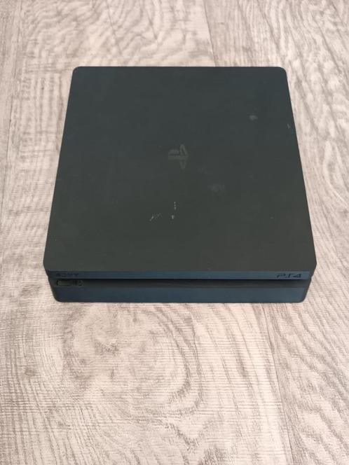 Playstation 4 met 5 spellen, Spelcomputers en Games, Spelcomputers | Sony PlayStation 4, Gebruikt, Slim, 1 TB, Met 1 controller