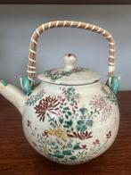 Antieke Theepot Bloemmotief Kinkozan awata stijl, Antiek en Kunst, Antiek | Keramiek en Aardewerk, Ophalen of Verzenden