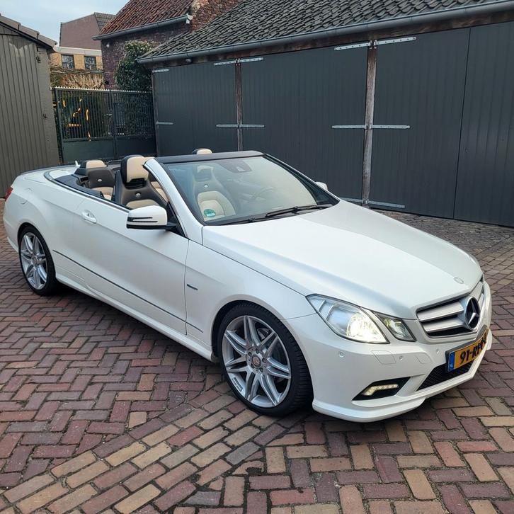Mercedes-Benz E-Klasse 1.8 E250 CGI Cabriolet AUT 2011 Wit, Auto's, Mercedes-Benz, Particulier, E-Klasse, ABS, Adaptieve lichten