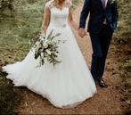 Trouwjurk maat 38, Ophalen of Verzenden, Zo goed als nieuw, Wit, Trouwjurk