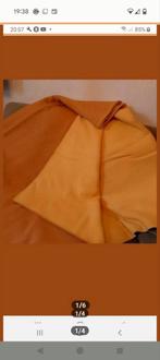 deken met bijpassende lakens, Huis en Inrichting, Slaapkamer | Beddengoed, Ophalen, Overige typen, Tweepersoons, Oranje