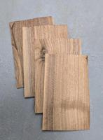 Noten fineer | 1,4 mm | 25x15 cm, Doe-het-zelf en Verbouw, Hout en Planken, Minder dan 25 mm, Verzenden, Nieuw, Plank