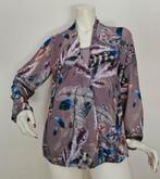 Tuniek, taupe met veertjes print. Mt. S. Als nieuw!, Ophalen of Verzenden, Zo goed als nieuw, Maat 36 (S), Bruin