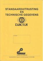 Standaarduitrusting en technische gegevens Dacia, 1985, Nieuw, Overige merken, Ophalen of Verzenden