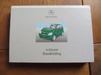 Instructieboek Mercedes A-klasse W168 1997-2001 harde kaft, Ophalen of Verzenden