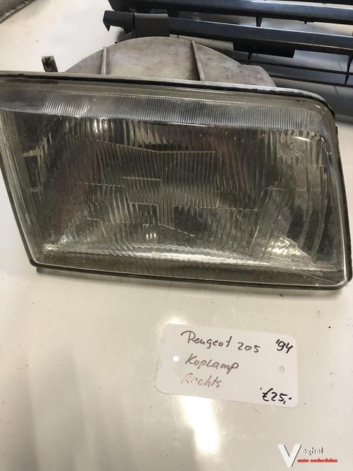 Peugeot 205 1994 Koplamp Rechts, Auto-onderdelen, Verlichting, Gebruikt, Ophalen of Verzenden