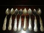Biedermeier verzilverde theelepels, 8st., Antiek en Kunst, Antiek | Bestek, Ophalen of Verzenden