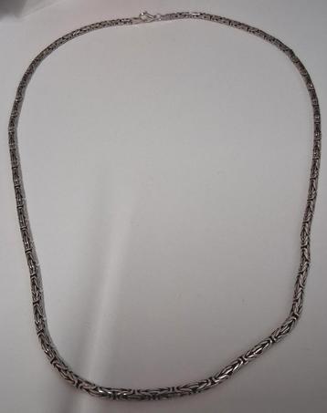Koningsketting mooie schakels zilver 925 ketting 35 gram beschikbaar voor biedingen
