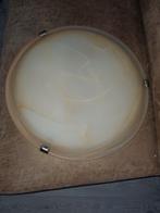 Plafonnière, Huis en Inrichting, Lampen | Plafondlampen, Ophalen, Zo goed als nieuw, Glas