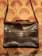 Echt leren aktetas Cheney donkerbruin, Overige merken, Gebruikt, Bruin, Ophalen of Verzenden