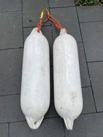 2 witte fenders te koop, Ophalen, Zo goed als nieuw, Ankeren en Afmeren, Zeilboot of Motorboot