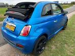 Fiat 500 C 0.9 TwinAir Turbo 500S super sportief en luxe, Auto's, Fiat, Euro 6, Cabriolet, Leder en Stof, Origineel Nederlands