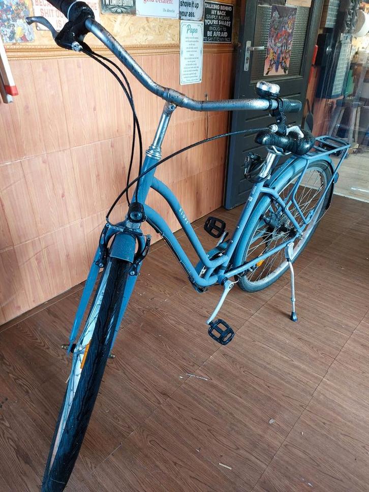 Elops Damesfiets van Decathlon, Fietsen en Brommers, Fietsen | Dames | Damesfietsen, Zo goed als nieuw, Overige merken, (Extra) lage instap