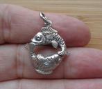 zilveren hanger sterrenbeeld vissen [745], Verzenden, Zo goed als nieuw, Kruis of Symbool, Zilver