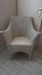 Twee rieten fauteuils, Huis en Inrichting, Fauteuils, Ophalen, Gebruikt, Minder dan 75 cm, Riet of Rotan