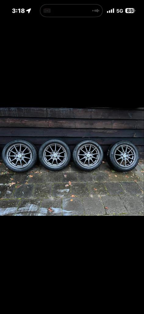 Set velgen 5 x 112, Auto-onderdelen, Banden en Velgen, Banden en Velgen, Winterbanden, 16 inch, 205 mm, Personenwagen, Gebruikt