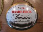 Haake Beck Kräusen biertap schild, Ophalen of Verzenden, Zo goed als nieuw, Overige typen, Overige merken