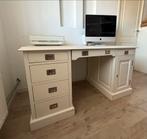 Klassieke stijl bureau in een modern jasje - 140x80 cm, Huis en Inrichting, Bureaus, Ophalen, Gebruikt, Bureau