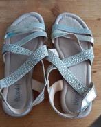 Sandalen. Goudkleurig. Maat 37., Overige kleuren, Zo goed als nieuw, Sandalen of Muiltjes, Björndal.