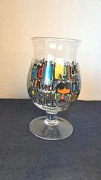 Duvel bierglas Denis Meyers  2010, Ophalen of Verzenden, Zo goed als nieuw, Glas of Glazen, Duvel