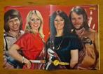 ABBA poster, Verzamelen, Posters, Gebruikt, Ophalen of Verzenden