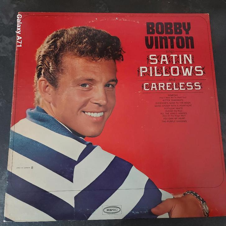 LP Bobby Vinton - Satin Pillows And Careless (Epic 1966), Cd's en Dvd's, Vinyl | Pop, Gebruikt, 1960 tot 1980, 12 inch, Ophalen of Verzenden