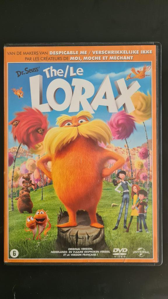 Lorax (DVD), Cd's en Dvd's, Dvd's | Tekenfilms en Animatie, Gebruikt, Tekenfilm, Alle leeftijden, Ophalen of Verzenden