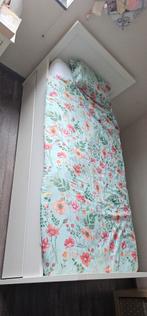 Kinder meiden bed wit met lade, Huis en Inrichting, Slaapkamer | Bedden, Ophalen, 90 cm, Eenpersoons, Wit