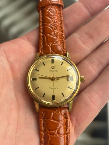 Omega 1968 Genève automatic goud beschikbaar voor biedingen