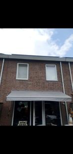 Zonneluifel grijs 1jaar oud 4m x 2,5/3m, Tuin en Terras, Zonneschermen, Ophalen, Zo goed als nieuw, 150 tot 300 cm, 250 cm tot 450 cm