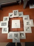 Fotolijst met klok, Ophalen of Verzenden, Zo goed als nieuw