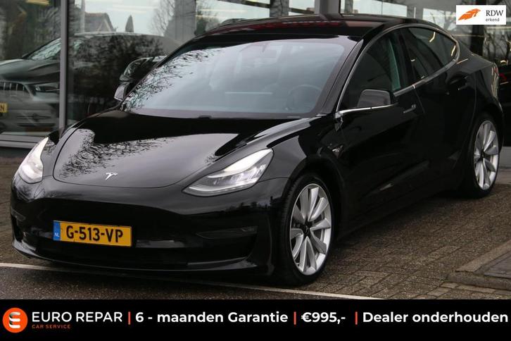 Tesla Model 3 Long Range AWD 75 kWh, Auto's, Tesla, Bedrijf, Te koop, Model 3, 4x4, ABS, Airbags, Airconditioning, Bluetooth, Climate control