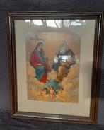Religie mooie prent in lijst ., Antiek en Kunst, Ophalen of Verzenden