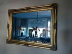 Grote Gouden Spiegel met Sierlijke Lijst, Huis en Inrichting, Woonaccessoires | Spiegels, Ophalen of Verzenden, Zo goed als nieuw