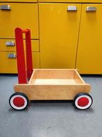 Houten loopwagen Van Dijk toys, Ophalen of Verzenden, Zo goed als nieuw, Duw- of Trekspeelgoed