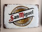 San Miguel Bier Reclamebord 30 bij 20, Verzamelen, Ophalen of Verzenden, Gebruikt