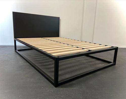 Robuust metalen bed zwart of wit Hemel 140 180 160 200 210, Huis en Inrichting, Slaapkamer | Bedden, Nieuw, Tweepersoons, 180 cm